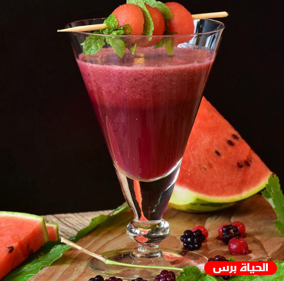 طريقة عمل عصير البطيخ